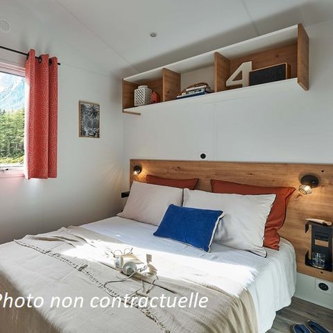 Stacaravan 4 personen - Stacaravan Grand Large 30 m² (2 slaapkamers) + terras