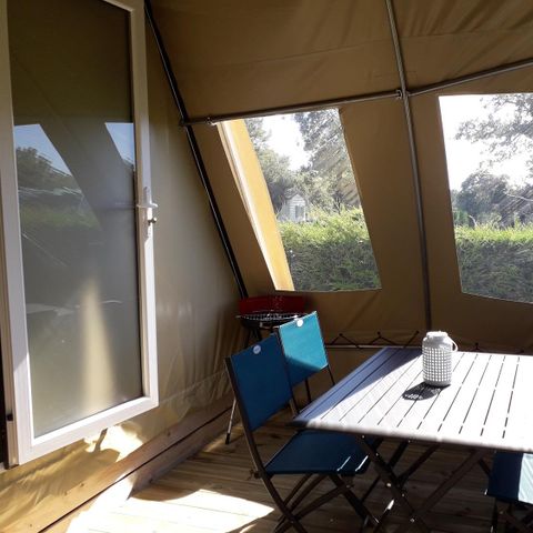 BUNGALOW DE LONA 4 personas - COCO DULCE sin instalaciones sanitarias