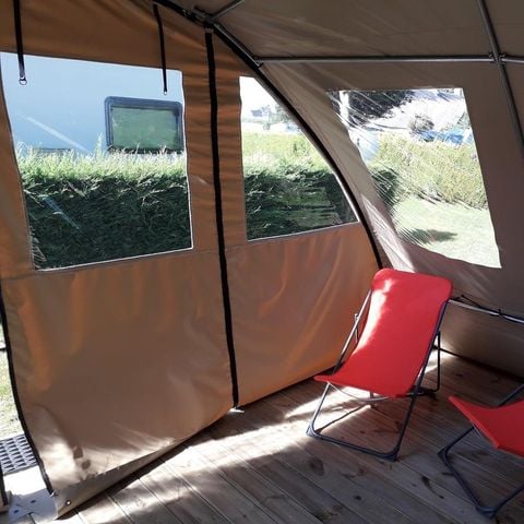 Glamping tent 4 persons - COCO - SWEET without sanitary facilities
