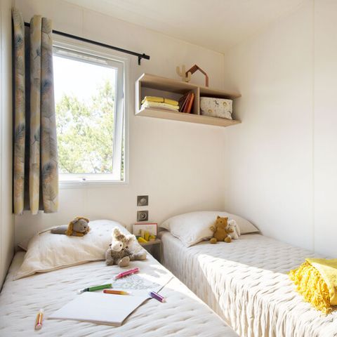 Stacaravan 6 personen - Nieuwe Cottage 3 kamers - 6 pers - 31m² - Frankrijk