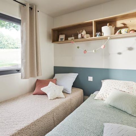 Stacaravan 6 personen - 3 slaapkamers - Plus