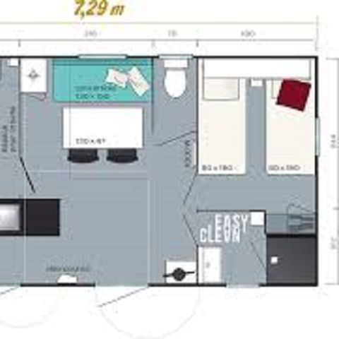 Mobile home 4 persons - COMFORT