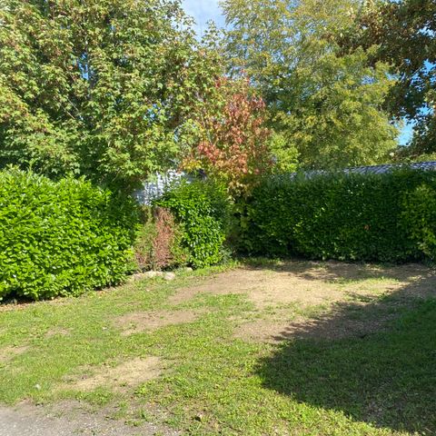 STAANPLAATS - Grote staanplaats voor caravan, camper, bestelwagen en grote tent