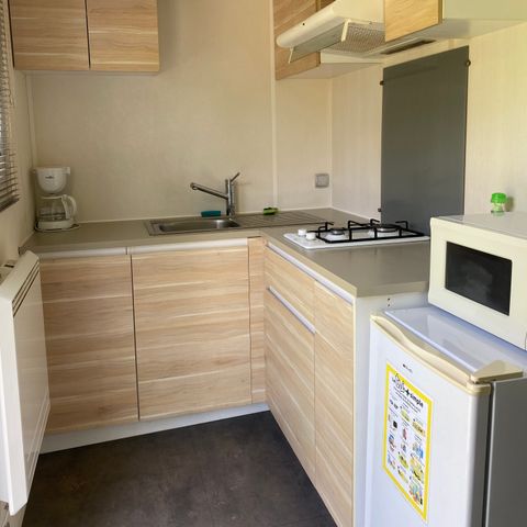 Stacaravan 2 personen - 15m² - 1 kamer - Zonder terras