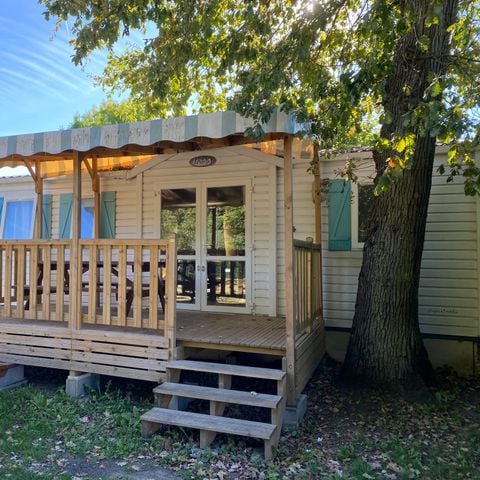 Mobilhome 6 personnes - 37m² - 3 chambres avec terrasse
