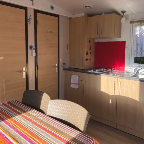 Mobile home 2 persons - Mobile home - 15m² - 1 bedroom with terrace