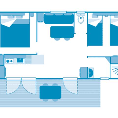 CASA MOBILE 4 persone - Cottage 4p 2ch ***