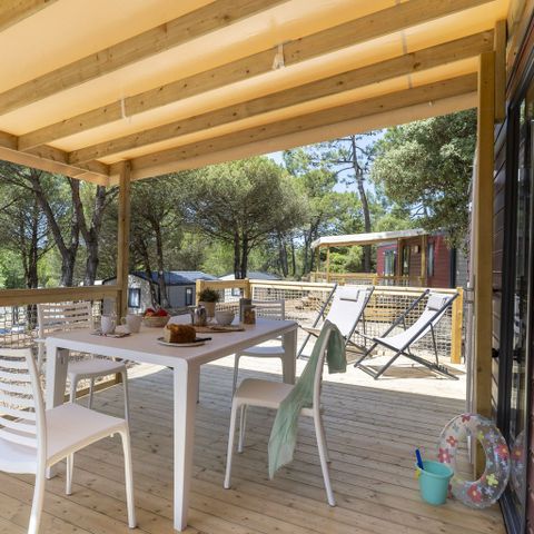 Mobilhome 4 personas - Chalet Omaha para 4 personas, 2 dormitorios, aire acondicionado, ****