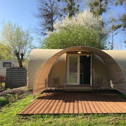 Zelt 2 Personen - 03-Cocosweet 20m2 (2Zi - 2/4 Betten) + gemachte Betten + Getränkekit - Preis für 2 Personen