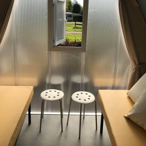 TENT 2 people - 03-Cocosweet 20m2 (2ch - 2/4 pers.) + Beds made up + drinks kit - price for 2 people