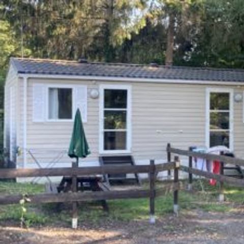 Stacaravan 2 personen - 02-Mobil-Home Mitoyen Standard 17m2 (1bed - 1/2 pers.) + TV + Airconditioning - prijs voor 2 personen