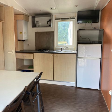 Mobile home 2 persons - 05-Mobil-Home Standard 26m2 (2ch - 1/5 pers.) + TV + Air conditioning - price for 2 people