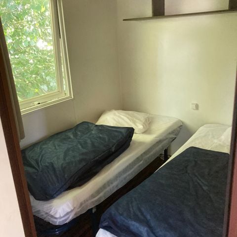 Mobile home 2 persons - 07-Mobil-Home Confort 24 m2 (2bed - 2/4 pers.) + small covered terrace + TV + Air conditioning - price for 2 people