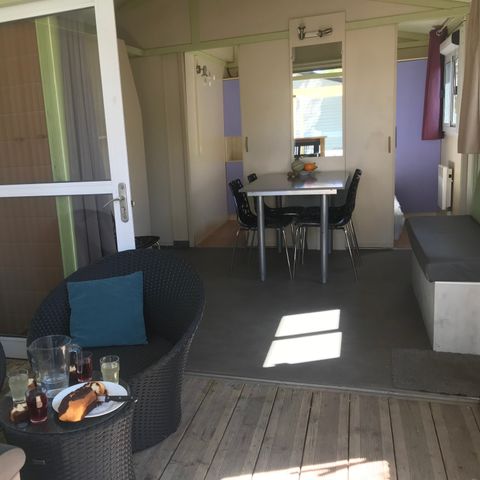 Chalet 2 persons - Belier Confort 24m2 - 2bed - 5pers - Jaccuzzi - Beds made up - Towel - Drinks kit - Price for