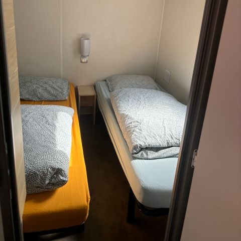 CASA MOBILE 2 persone - 13-La Folle entreprise 32m2 (2ch - 2/6pers.) + Jaccuzzi + Letti fatti + asciugamano + kit bevande + TV - prezzo per 2 persone