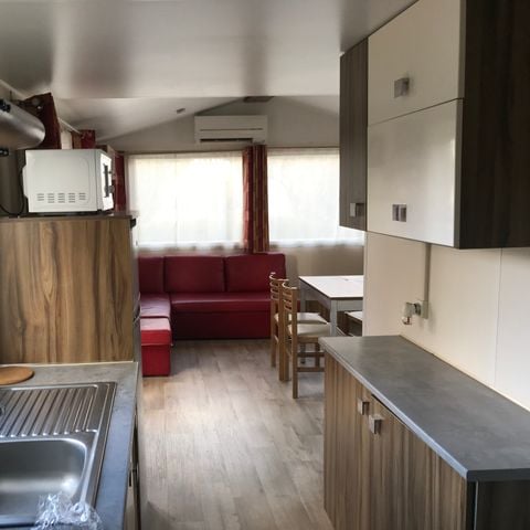 BUNGALOW 2 personas - 14-Bungalow du Gorguet 40m2 (2ch -2/6pers.) + Jaccuzzi + Camas hechas + toalla + kit de bebidas + TV - precio para 2 personas