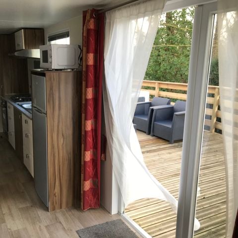BUNGALOW 2 personnes - 14-Bungalow du Gorguet 40m2 (2ch -2/6pers.) + Jaccuzzi + Lits faits + serviette + kit boisson + TV - prix pour 2 personnes