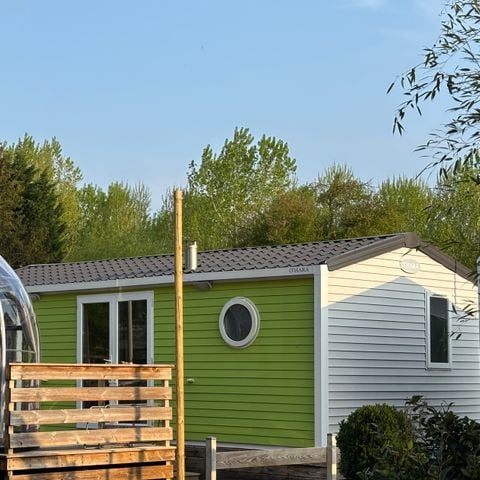 BUNGALOW 2 people - 15-Bungalow Grand Marais 32m2 (2bed - 2/6pers.) + Jaccuzzi + Beds made up + towel + drinks kit - price for 2 people