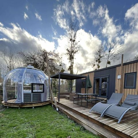 Lodge 8 personnes - Luxe - Jacuzzi interieur+ lits faits - Serviettes - Kit boissons chaudes - 6 personnes