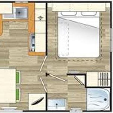 Mobilhome 5 personnes - Mobil home family kids 5 personnes