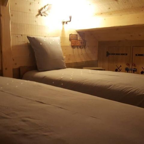 Alojamiento 2 personas - Cabane de L'orpailleur (estufa de leña, baño, ducha)