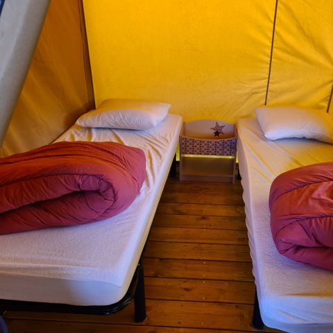 TENDA IN TELA E LEGNO 4 persone - Tenda Maasai