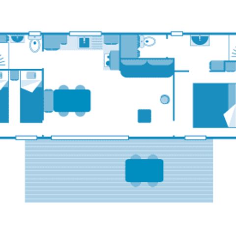 Mobile home 4 persons - Cottage Otello 4p 2bed Premium