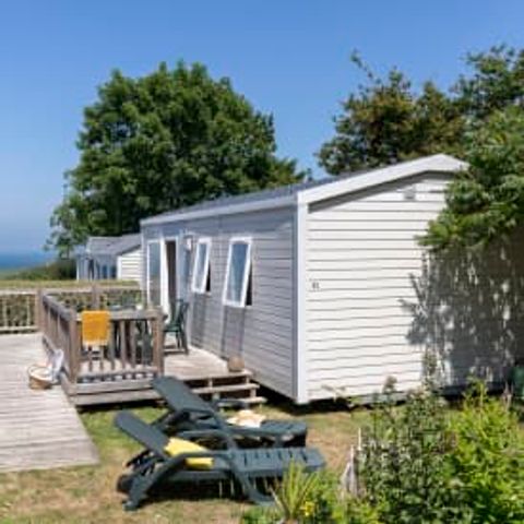 Stacaravan 4 personen - Huisje PMR 4p 2ch Zeezicht *** PRM