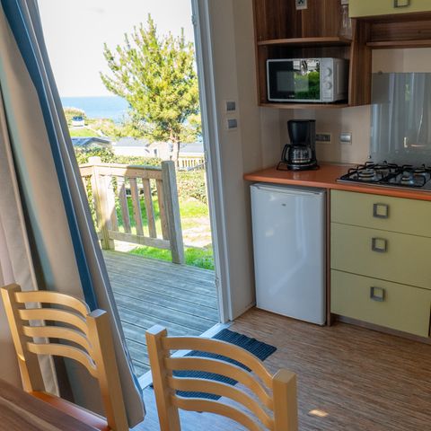 Mobile home 2 persons - Comfort mobile home - 16 m² - 1 bedroom sea view