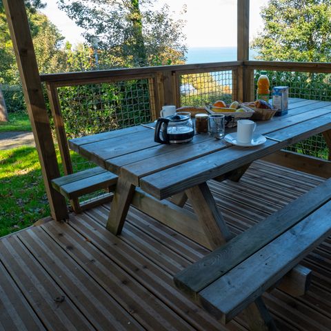 Chalet 2 Personen - Chalet premium - 18 m² - 1 Zimmer Meerblick