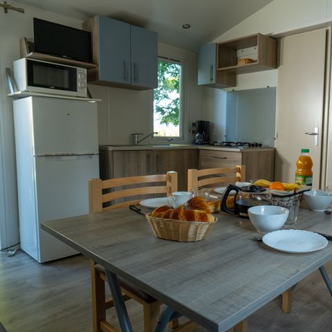 Stacaravan 4 personen - Comfort stacaravan - 21 m² - 2 slaapkamers