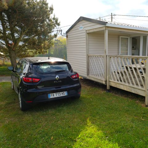 Stacaravan 4 personen - Comfort stacaravan - 25 m² - 2 slaapkamers zeezicht