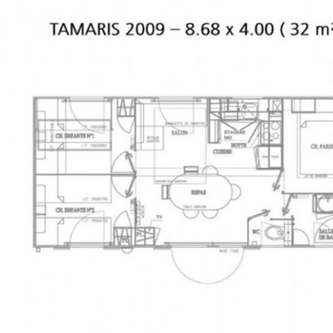 Mobile home 6 persons - SAMARA Cottage