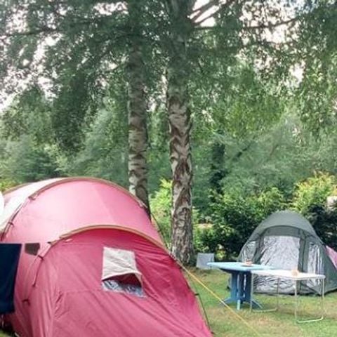 STAANPLAATS - Kampeerplaats / tent - caravan + elektriciteit