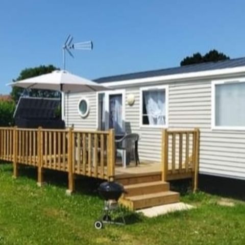 Mobilheim 6 Personen - Mobilheim Nr. 108, 5 Betten, Pool, Meer 10min entfernt