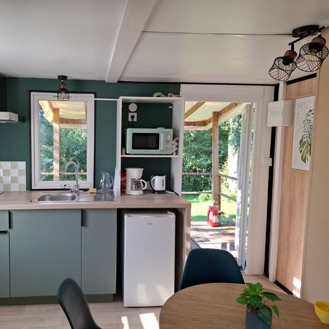 MOBILHOME 2 personas - LE ROSEAU Parcela 13- 1 dormitorio