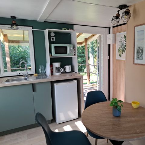 MOBILE HOME 2 people - LE ROSEAU Plot 13- 1 bedroom