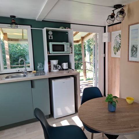 MOBILHOME 2 personnes - LE ROSEAU Parcelle 13- 1 chambre