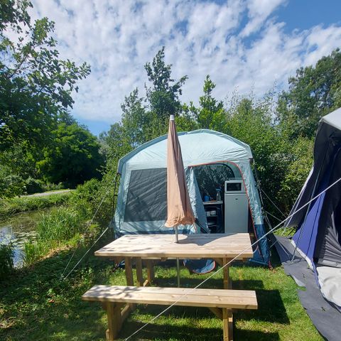 TENDA DA CAMPEGGIO 4 persone - Tenda "Prêt à Camper" LE MOURON DÉLICAT Plot 26