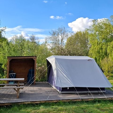 TENT 4 people - LE MOURON DÉLICAT Plot 26 "Prêt à Camper" tent