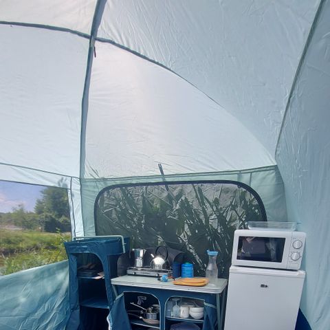 TENDA DA CAMPEGGIO 4 persone - Tenda "Prêt à Camper" LE MOURON DÉLICAT Plot 26