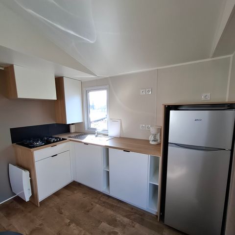 MOBILHOME 2 personas - Le NÉNUPHAR Parcela 7- 1 Habitación