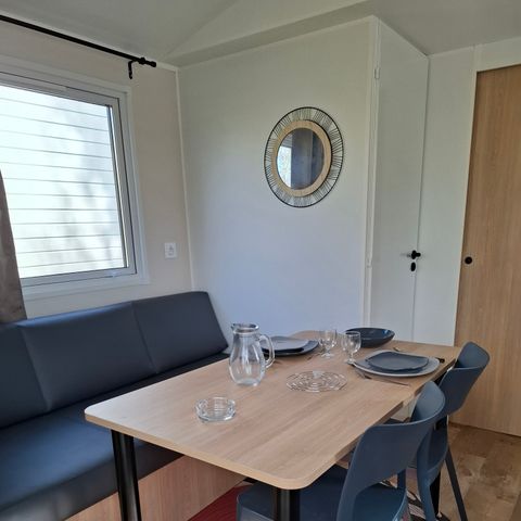 Stacaravan 2 personen - Le NÉNUPHAR Kavel 7- 1 slaapkamer