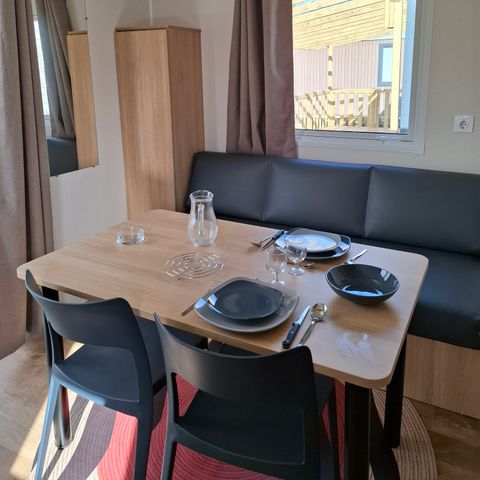 MOBILHOME 2 personnes - Le NÉNUPHAR Parcelle 7- 1 Chambre