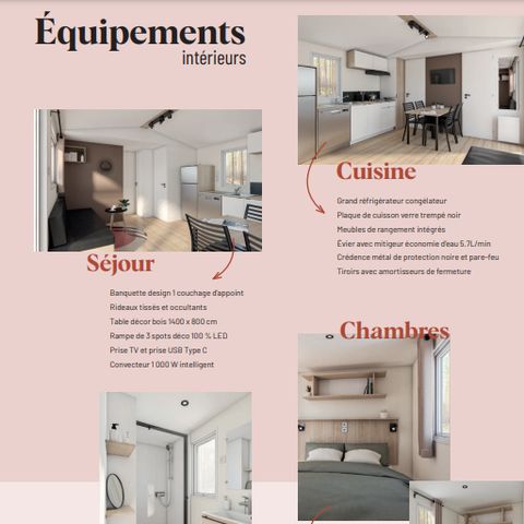 CASA MOBILE 6 persone - L'ORCHIS DES MARAIS Piazzola 15 - 3 camere da letto