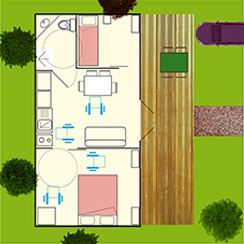 CHALET 6 persone - TIDE - PMR