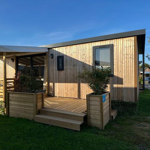 Stacaravan 4 personen - Premium 2 slaapkamers 2 badkamers 4 pers
