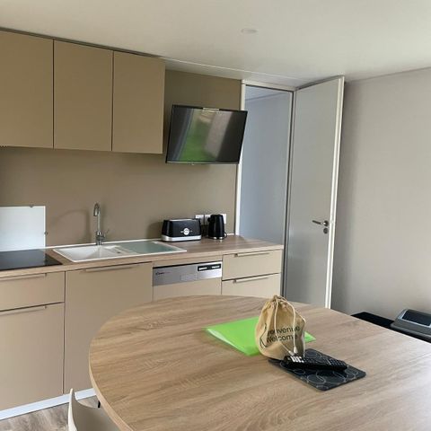 Stacaravan 6 personen - Premium 3 slaapkamers 2 badkamers 6 pers