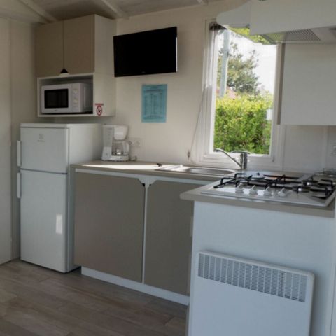 Mobile home 4 persons - MOBIL HOME CONFORT DIM gas hob fridge dishwasher television