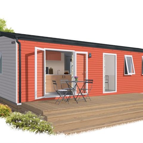 Mobile home 6 persons - MOBIL HOME CONFORT+ DIM induction hob fridge dishwasher toaster kettle hairdryer crockery television